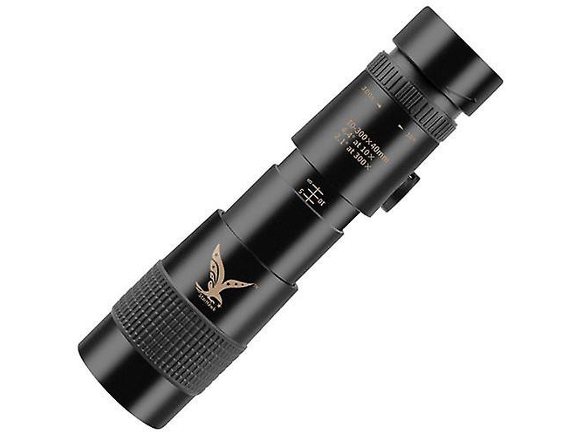 Telescópio Zoom Telefoto 10 300x Para Visão Noturna Adequado Para Acampamento Bestvite (preto)