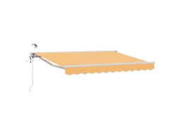 Vidaxl Toldo Retrátil Elétrico Areia 4 × 3 M