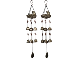 Conjunto De 1 Sino De Vento Com 12 Sinos Para Decoração De Jardim E Gokoco