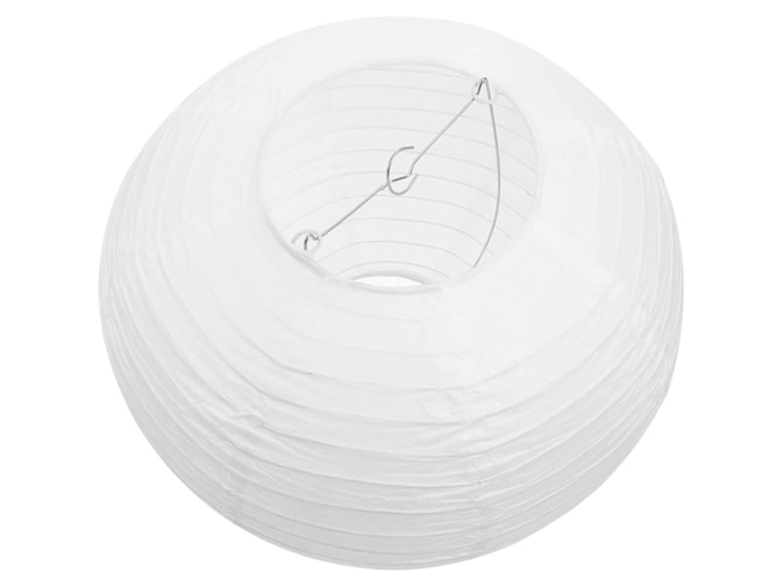 Pantalla redonda de papel de arroz, hecha a mano, 30 x 19 cm - aquaforge