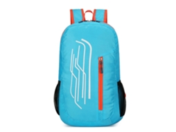 Mochila Para Esportes Ao Ar Livre Leve À Prova D'água Dobrável Mochila De Grande Capacidade Azul Claro*