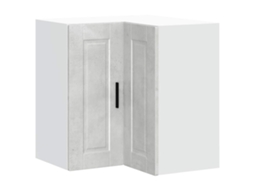 Kitchen Wall Corner Cabinet, Kitchen Wall Corner Cabinets Vidaxl Cinzeto Madeira Processada (n/a)