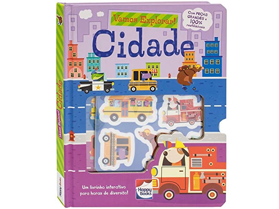 Livro Vamos Explorar! Cidade de Imagine That Group (Português)