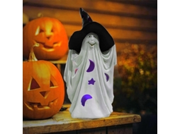 Decoração de Halloween, Chapéu de Bruxa, Fantasma em Resina, Luzes LED S/MARCA