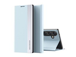 Capa Para Samsung Galaxy A36, Capa Flip Em Couro Pu (azul Claro) Digitallab