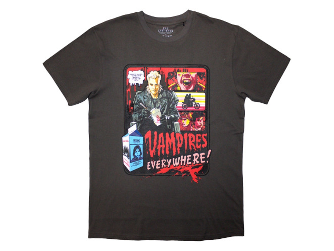 Rockinstone The Lost Boys 'movie Poster' Black High Quality T-shirt Unisex--s