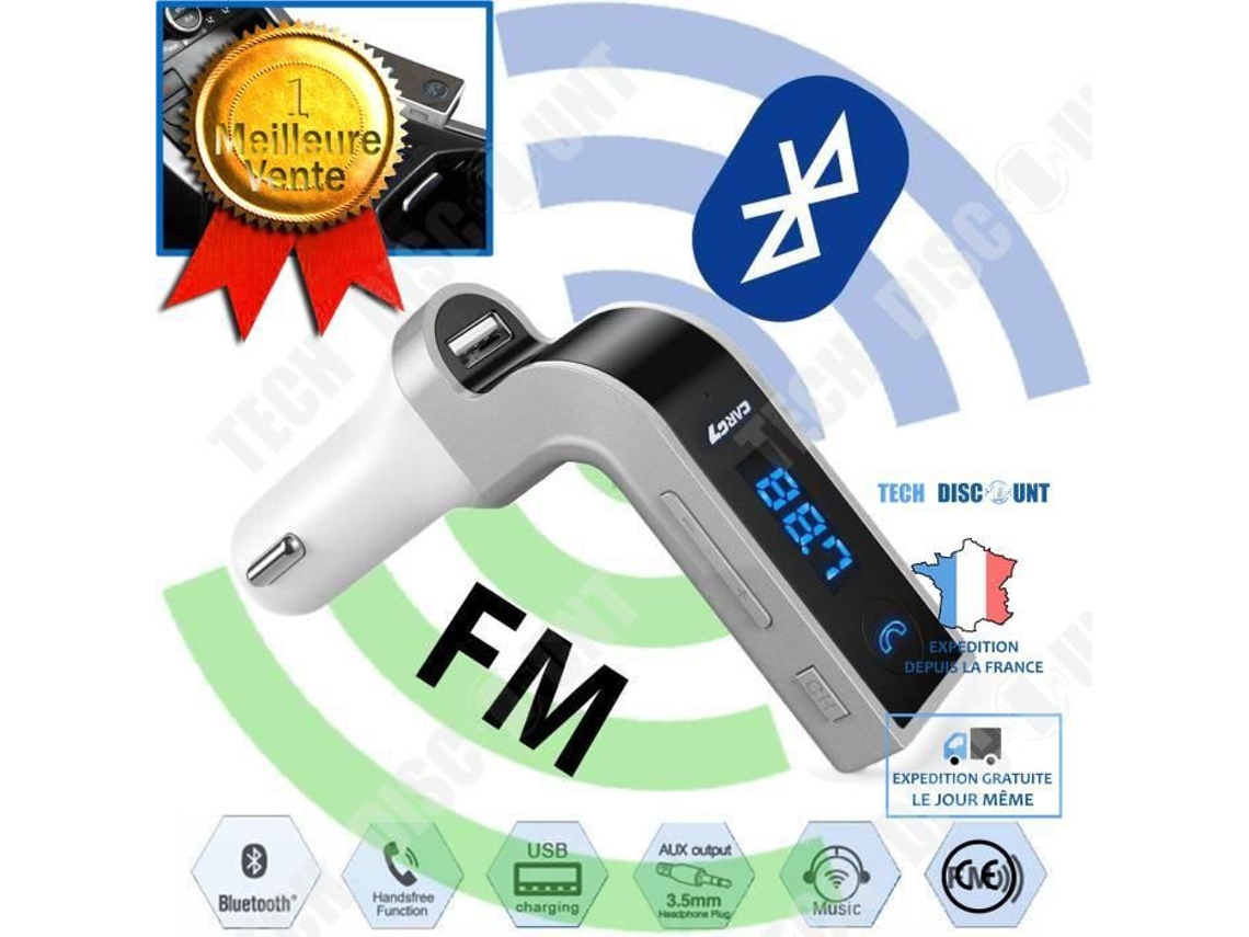 TD® Transmissor FM Bluetooth para Carro MP3 Player Sem Fio para Telefone iPhone Samsung LG Portátil/Multifuncional