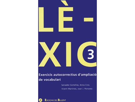 Livro Lexic 3 de Salvador Comelles (Catalão)