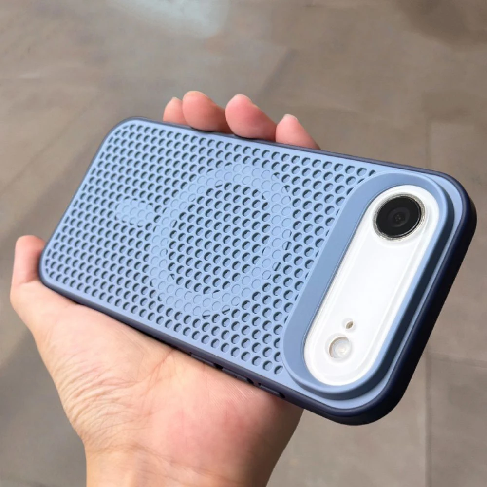 Capa Magnética Para Iphone 13 Pro Max (azul), Resistente A Impactos E Com Sistema De Resfriamento.