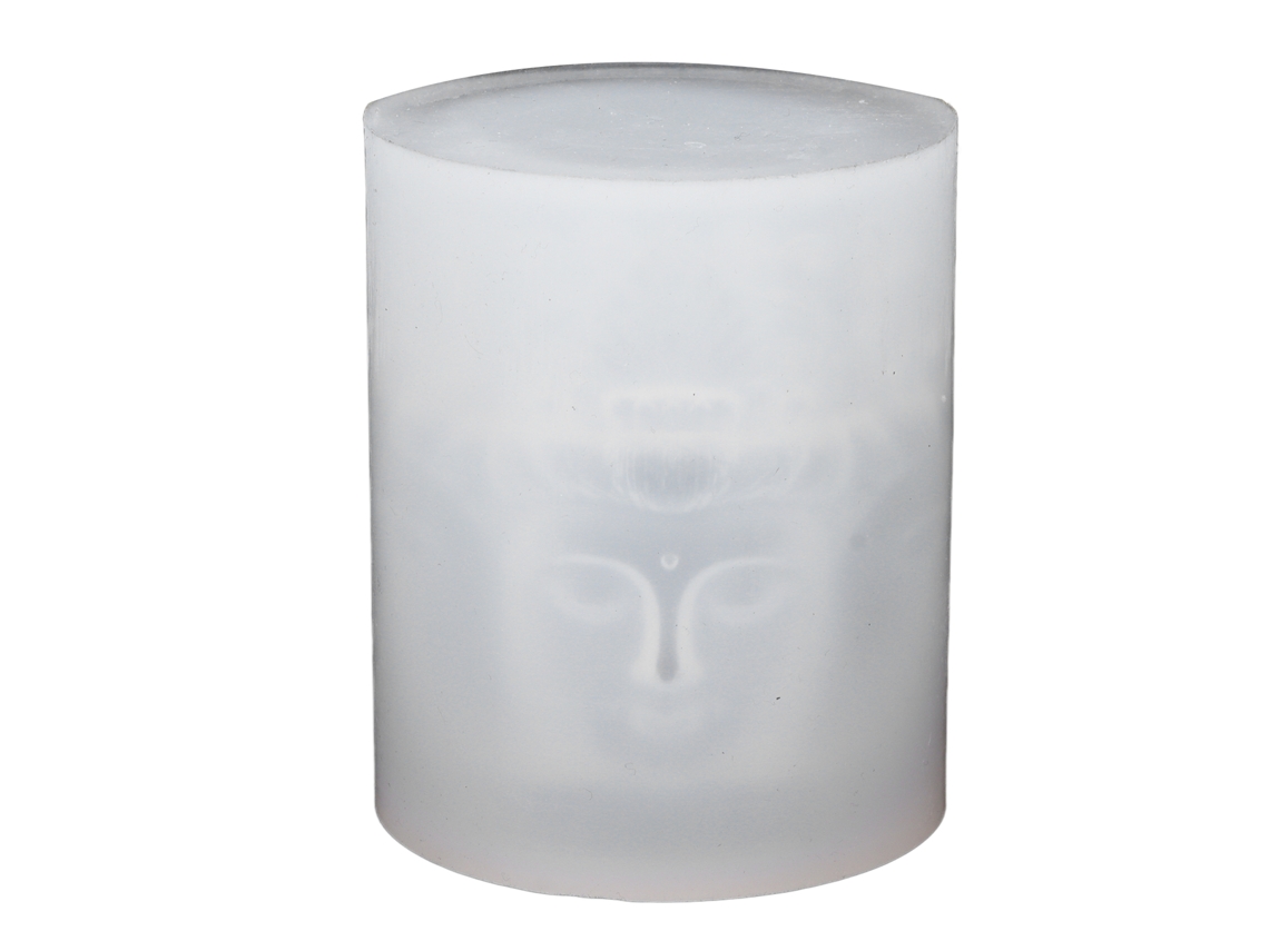 Molde De Cera De Silicona Bpa Free Buda 4 Caras Para Jabones Bombas De Baño Diy