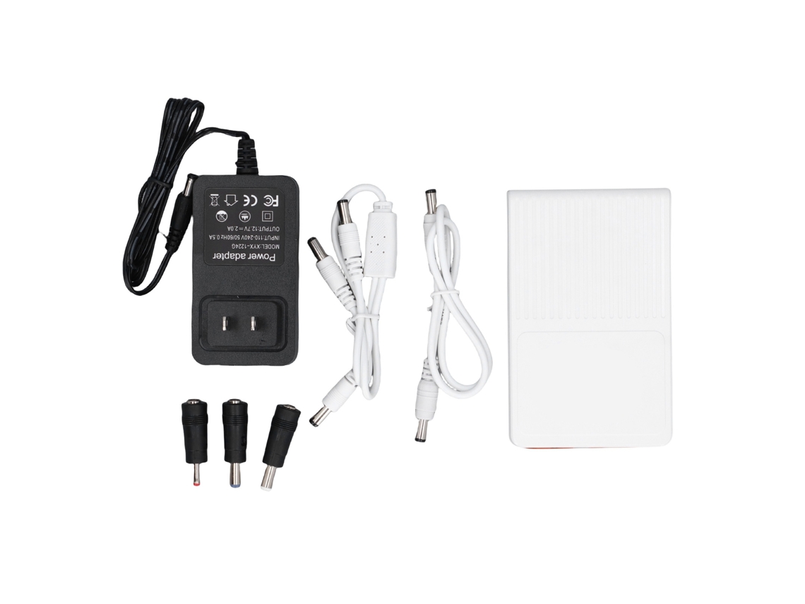 Fonte De Energia Ups Dc12v9v5v 10400mah Com Backup De Bateria Ininterruptível E 3 Adaptadores Dc Para Roteadores E Modems