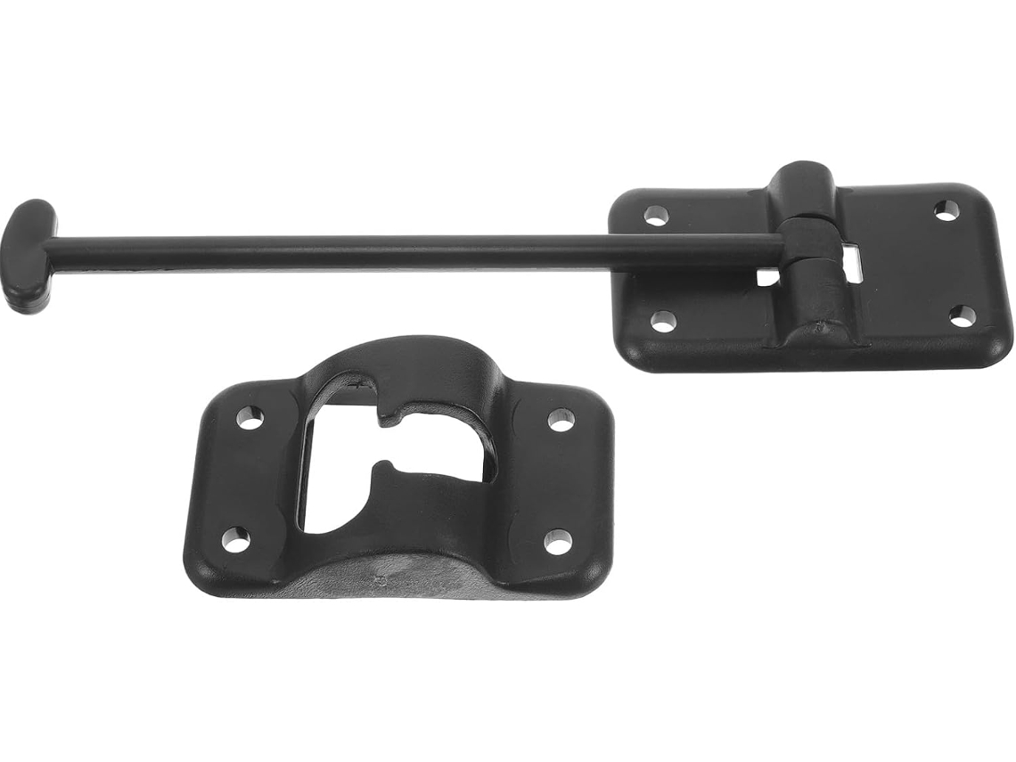 Suporte De Trava Porta Trailer Healeved, 15cm 6, Ferragens De Plástico Manter A Porta Aberta, Preto, 8 Fusos