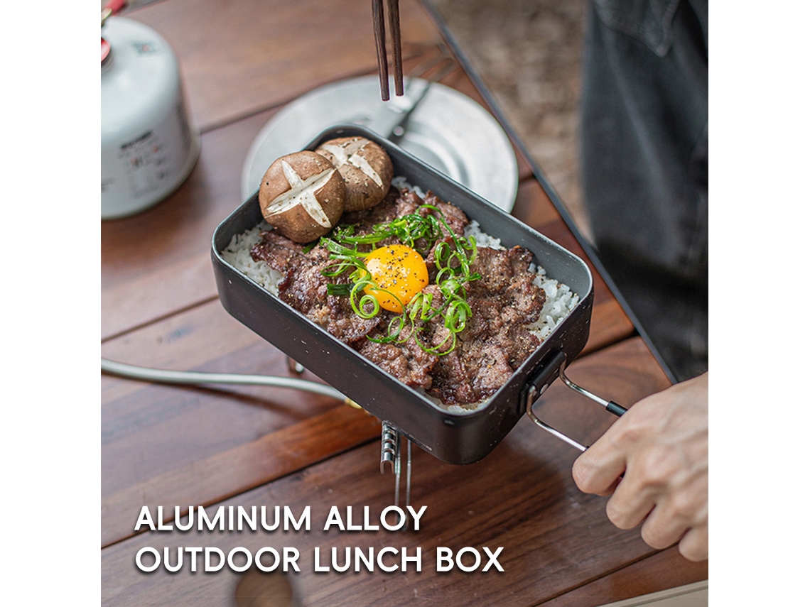 Caixa de Alimento de Alumínio para Camping Outdoor