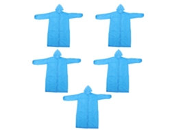 Impermeável com Capuz Eva Adulto Azul Reutilizável