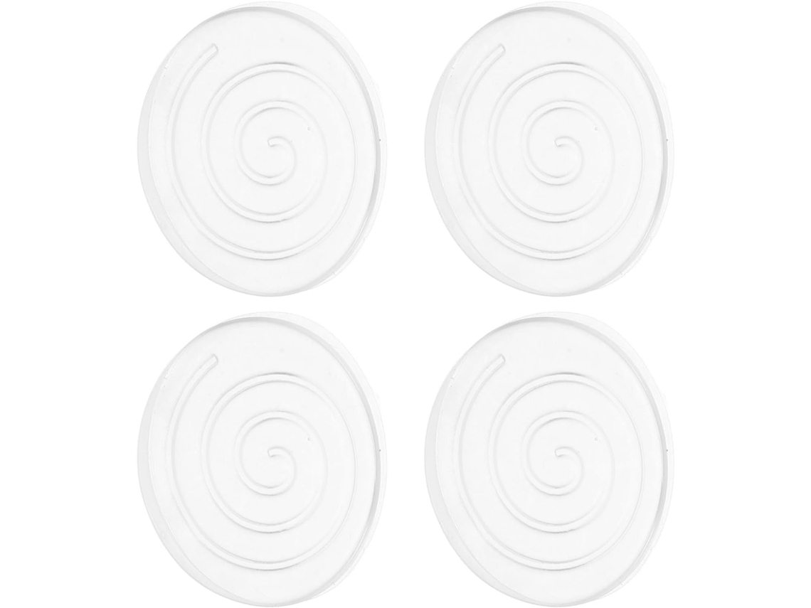 Protetores Antiderrapantes Transparentes Sherchpry, Em Pu, Para Móveis, 4 Peças Autoadesivas, Protetores Para Pés De
