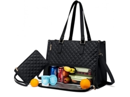 Bolsa Térmica Para Almoço, 15,6 Polegadas, À Prova De Vazamentos, Compatível Com Computador Portátil, Design 2 Em 1