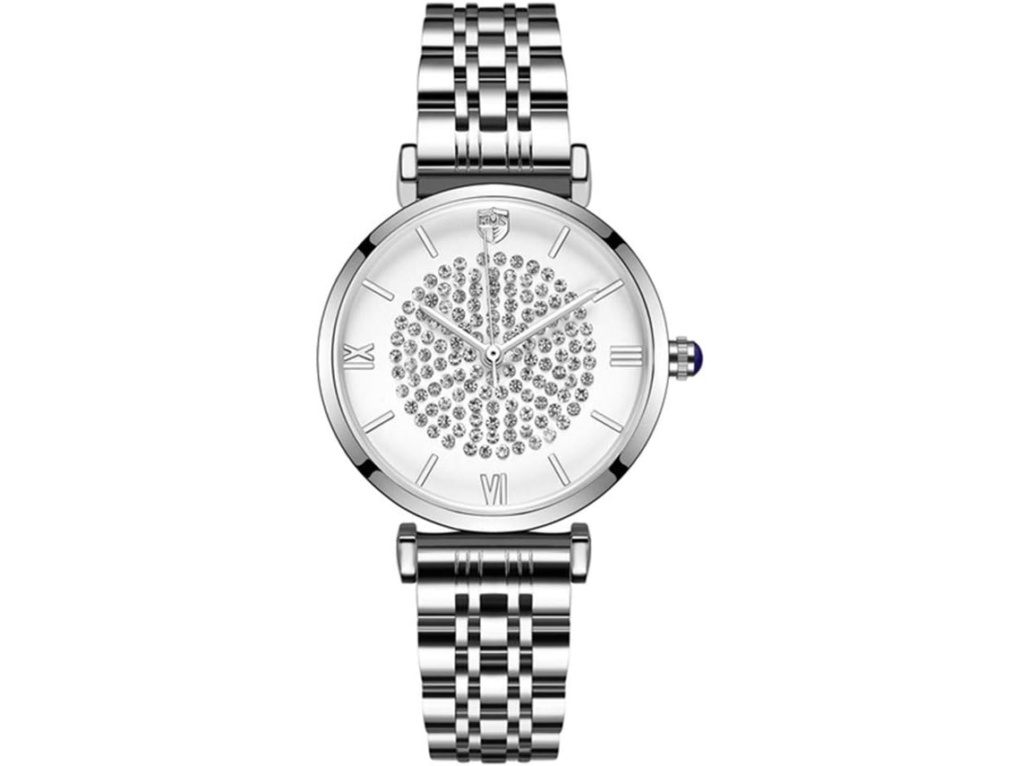 Relógio Feminino Casual Quartzo Relógios Senhoras Simples Relógios de Pulso de Diamante