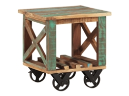 Side Table, Side Tables Vidaxl Marrom Madeira (n/a)