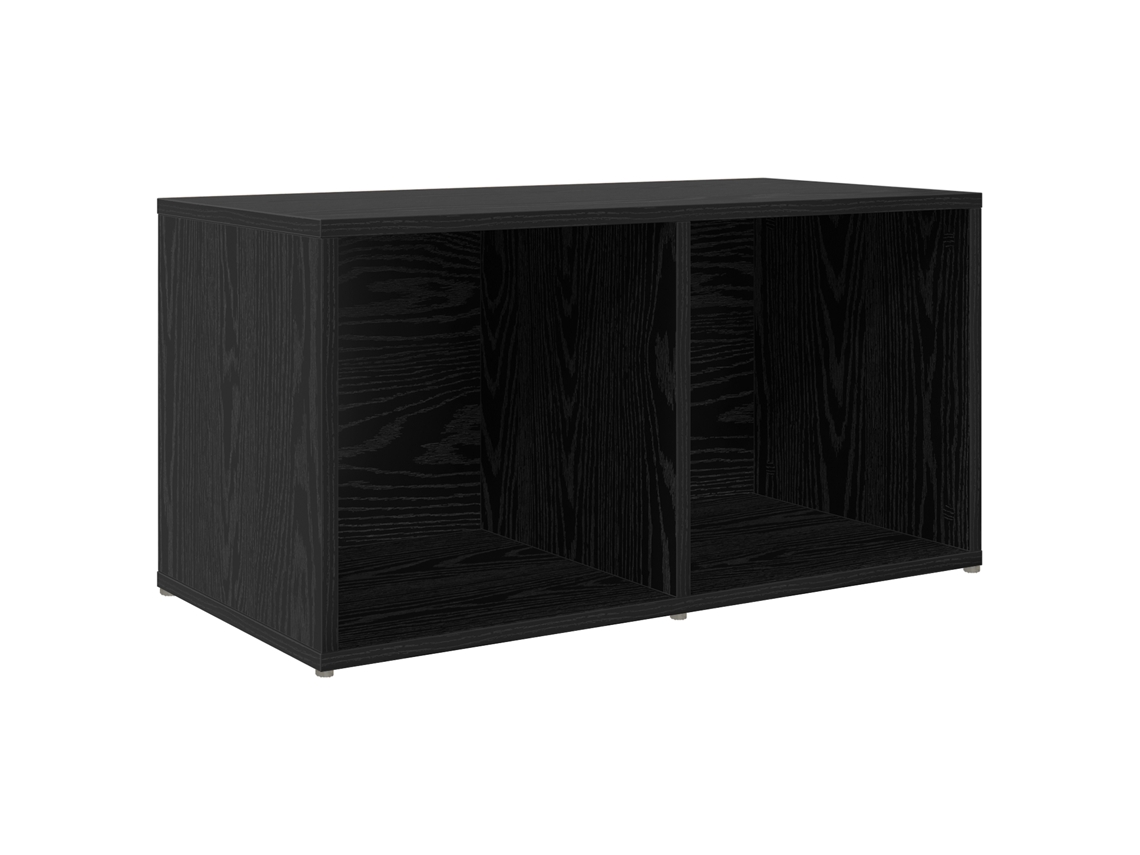 Conjunto 1 Centro De Entretenimento Para Tv Vidaxl Preto Derivados De Madeira (72 X 35 X 37 Cm)