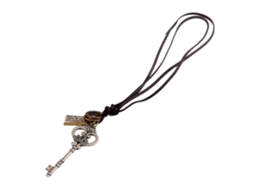Colar Com Pingente Estilo Punk Vintage Unissex