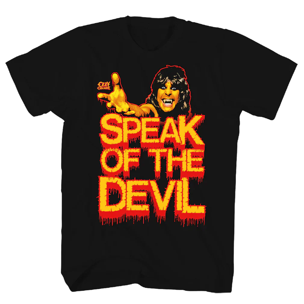 Ozzy Osbourne Speak Of The Devil T-shirt-1 Unisex Rockinstone Size:l
