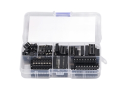 Kit de 66 Zócalos de Chips IC de Plástico Aislado com Pinos 6p a 28p S/MARCA