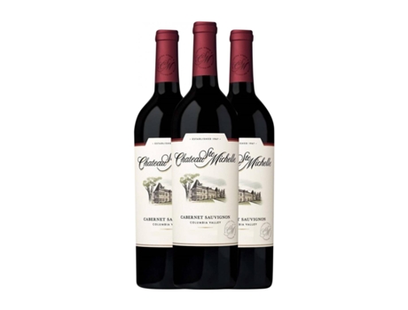 Vinho CHÂTEAU STE. MICHELLE Columbia Valley (0.75 L - 3 Unidades)