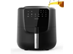 Fritadeira Cecotec 5,5 L sem óleo com spray Air Fryer Cecofry Rain M. 1550 W, spray automático e manual, painel de controle de toque, termostato ajust