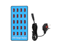 Proteção Multinível Hub Usb Com 20 Portas Adaptador De Estação De Carregamento Usb 20a 5v