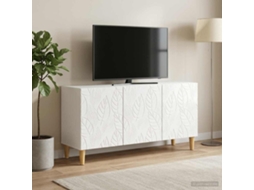 Vidaxl Gabinete Para Tv 99 X 34,5 X 50 Cm Branco Brilhante