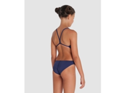 Fato de Banho de Menina para Natação ARENA Peça Team Challenge Azul (10/11 anos)