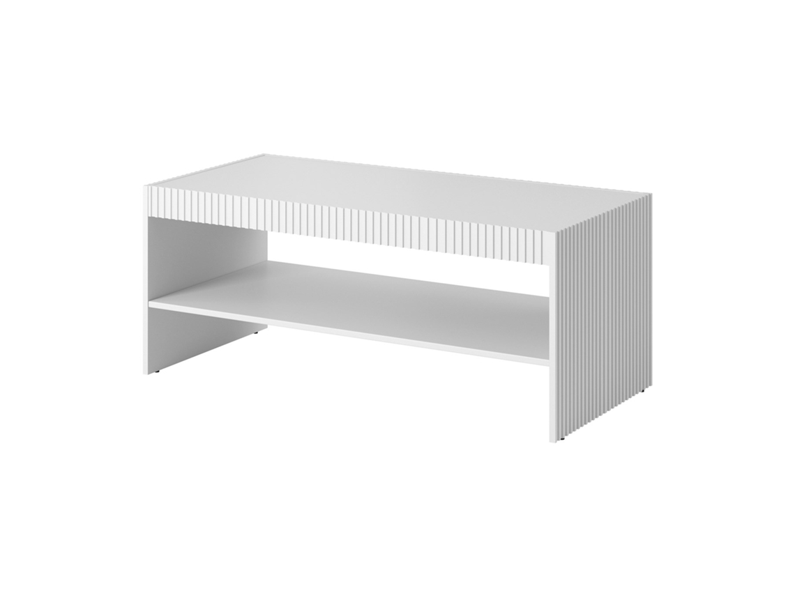 Banco/mesa Pafos 120x60x50 Cm Branco Mate Cama Furniture