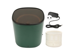 Máquina de Lavar Mini Portátil 4.5l com Luz Azul e Cesto de Drenagem para Roupa Intima e Meias Tomada Eu