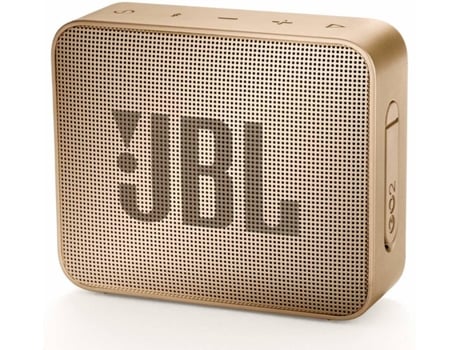 Mini Coluna BT JBL GO 2 Champagne — Bluetooth / Autonomia: Até 5 horas
