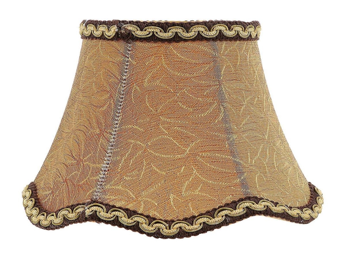Lurelia Abajur De Tído Vintage Retrô, Para Candeeiro De Mesa E Chão, Bronze, 13x13x12 Cm