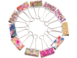 Clips metálicos de 25 mm, 48 unidades, para arquivamento de documentos.
