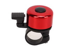 Campainha de Bicicleta AQUAFORGE metal vermelha para guidão segurança para Mtb, estrada, scooter e infantil