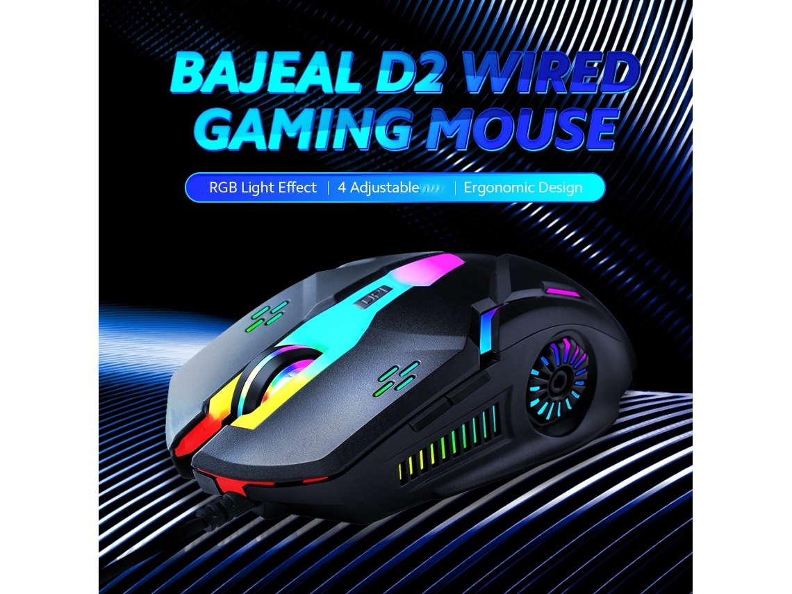 Mouse Gamer LAXISCREED Rgb Preto