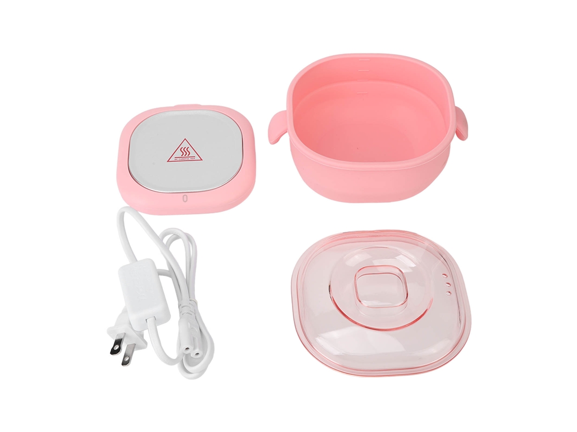 Calentador De Cera Elétrico 400ml Rosa Para Depilación 100w