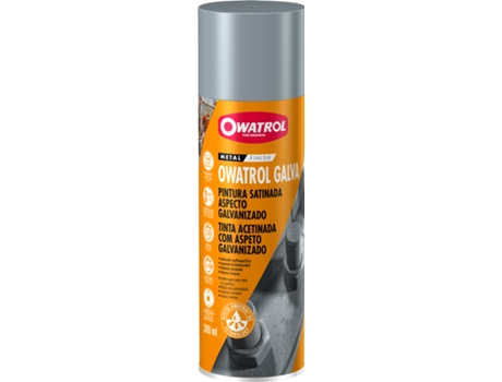 Tinta Anti-Ferrugem Cor Metálico/Galvanizado Aerossol Incolor Owp12 Aerossol de 300 Ml