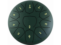 Tambor De Língua De Aço De 6 Polegadas, Tambor De Mão De 11 Notas Com Baqueta, Palhetas, Percussão Para Música