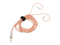 Cabo De Upgrade Para Fones De Ouvido 3.5mm Plug 0.78mm 2 Pin Prateado Occ Cordo De Substituição 1.2m