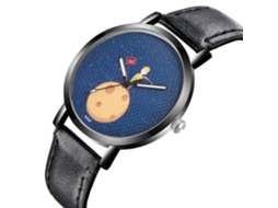 Reloj Hombre Zhoulianfa Cuarzo Analógico Correa Pu Negro