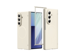 Capa Magnética Para Samsung Galaxy Z Fold8 Ultra, Com Protetor De Tela Frontal Integrado Digitallab (bege Branco)