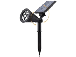Conjunto De 2 Luminárias Solares De Led Impermeáveis, Refletor Solar, Luminária De Parede Solar, Lum Gokoco