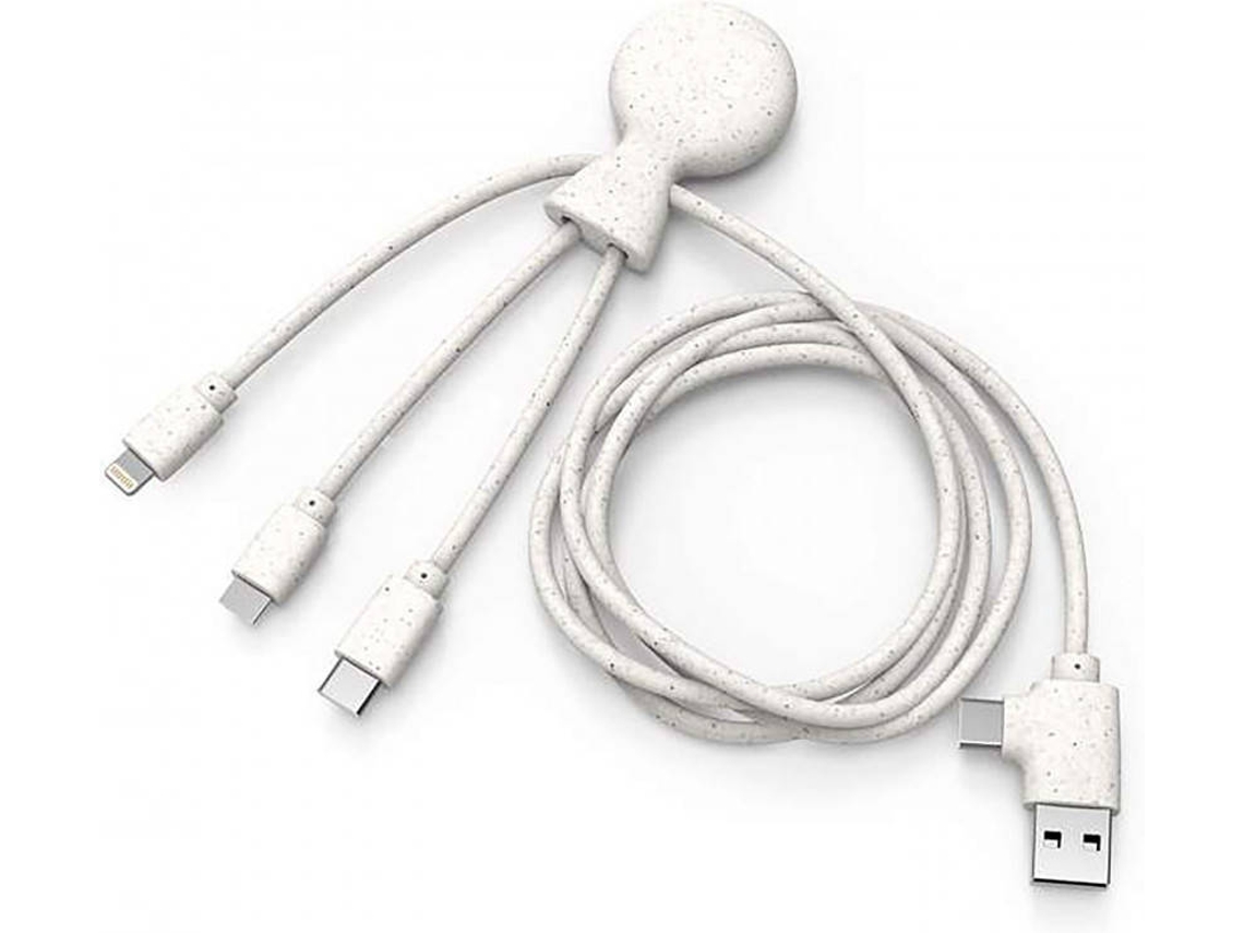 Cabo Multi Conector XOOPAR Ecológico Branco
