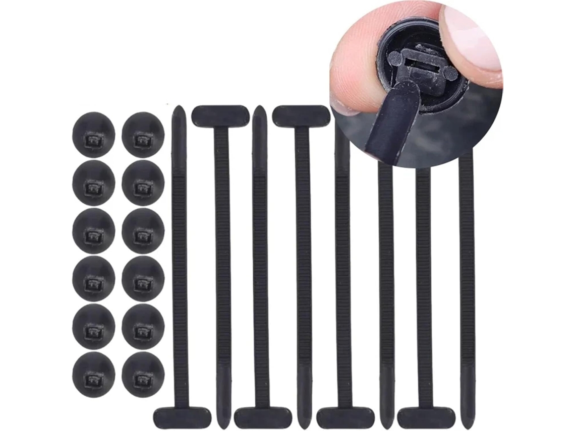 Abraçadeira De Nylon Universal, Laço De Fixação Automática, Clipe