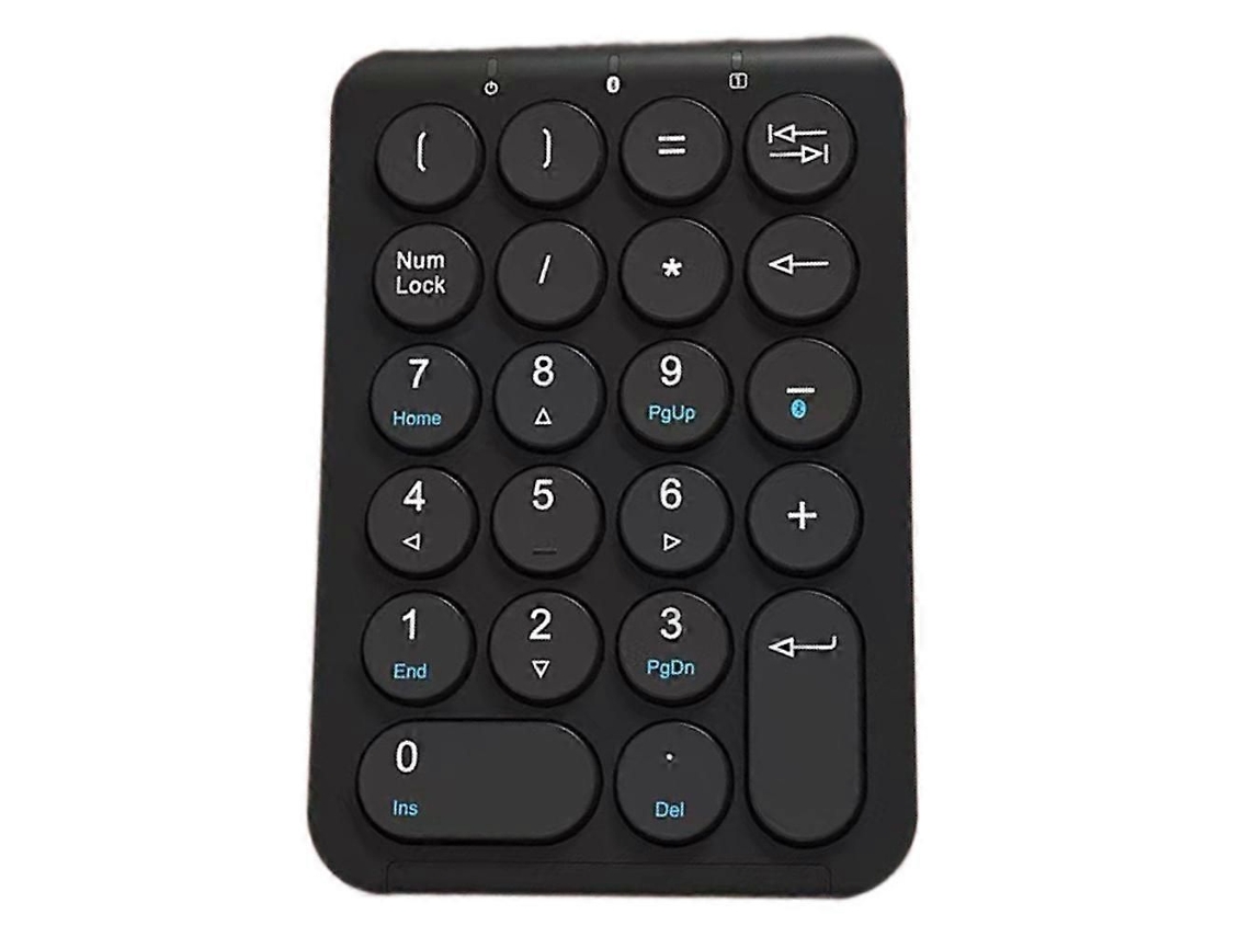 Teclado Numérico Sem Fio Bluetooth com 22 Teclas para Contabilidade Financeira, Teclado Numérico Externo para Laptop. TAISHENGDA