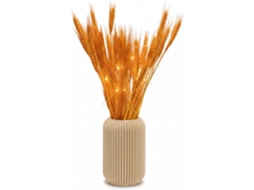Abajur De Mesa Em Formato Haste Trigo Para Um Ambiente Acolhedor Decoração Rústica Quarto Estilo Campestre, Sala De