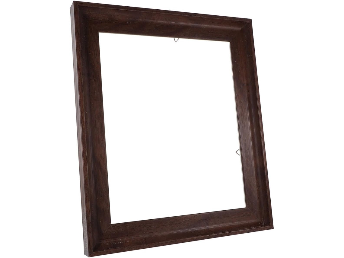 Moldura Madeira Pintura Design 20x30 Resistente Impactos Decorativa Estar Exibição Fotos Parede Tela Café Cm GOKOCO